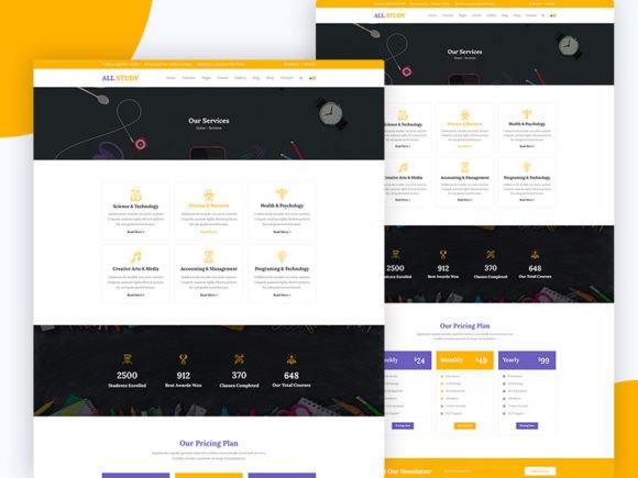 11.ALL Study Education PSD Template