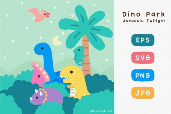 Bringing Dino Park Jurassic Twilight to Life: A Pastel Dinosaur Revolution for Kids