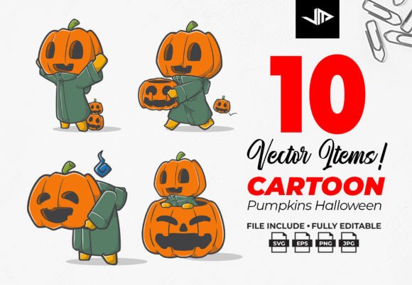 Cute Pumpkin Head Costume: Versatile Digital Assets for Modern Creators and Educators