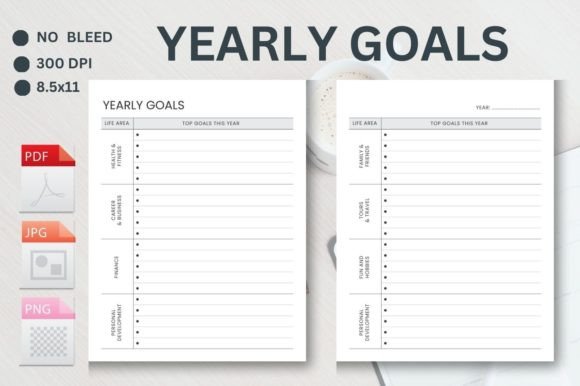 Evaluating the Yearly Goals Planner Kdp Interior for Productivity and Design Efficiency