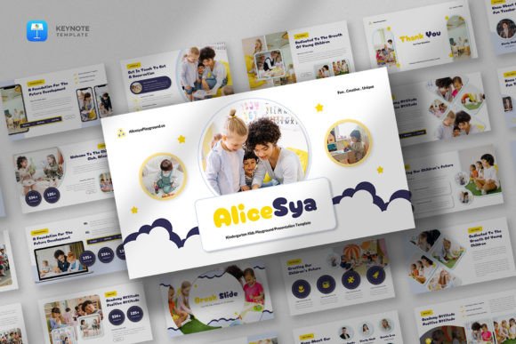 Kids Kindergarten Keynote Template: A Professional Solution for Early Education Presentations