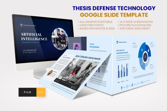 Mastering Your Academic Presentation with Thesis Defense Technology Google Slide
