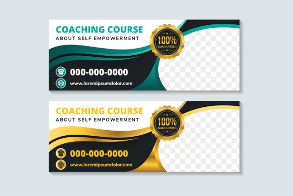 Maximizing Visual Impact with a Coaching Course Horizontal Banner