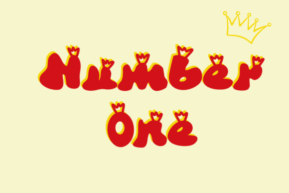 Number One Font: A Bold Display Type for Creative Projects