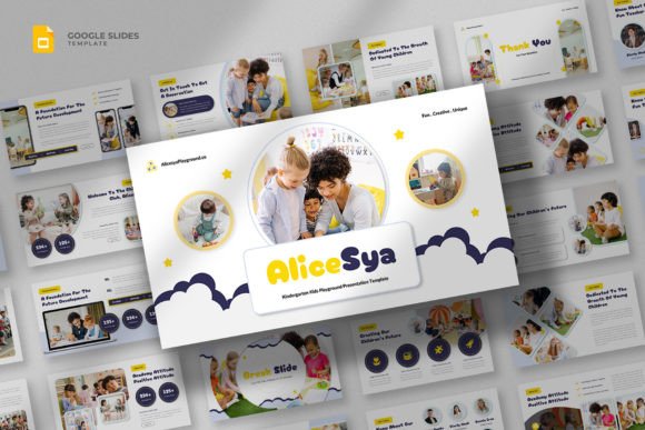 Transforming Early Education Presentations with Alicesya: A Guide to Modern Kids Kindergarten Google Slides